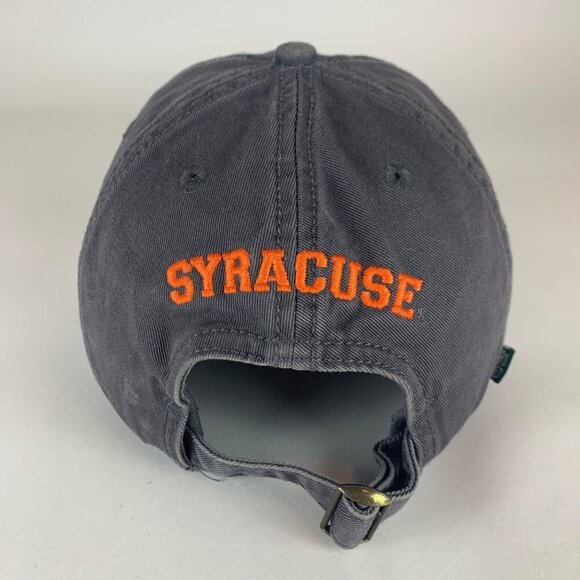 Syracuse Orange NCAA Navy Blue Legacy Relaxed Fit Strapback Adjustable Hat - Picture 3 of 5